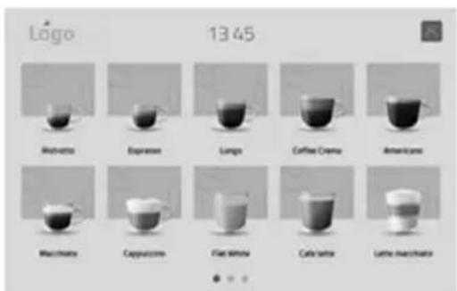 Logo 13 45 Machette Express Lunga Coffee Cream Americana Macchrose Cappuccino Flat Dimma Calcratte Latte Macchrose