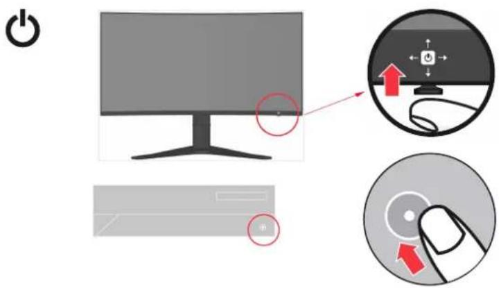 LENOVO G32qc10 - Connexion et démarrage de votre moniteur - 9