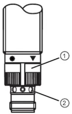 IFM DI604A - Eléments de service et d'indication - 1