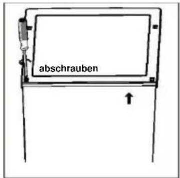 abschrauben