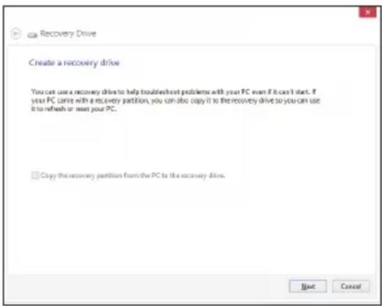 ASUS ET2210EUTS - Pour créer un lecteur de restauration USB : - 1