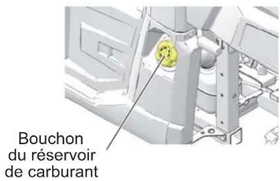 Bouchon du réservoir de carburant