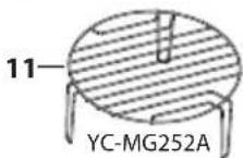 SHARP YCMS252AU - VADĪBAS PANELIS - 5