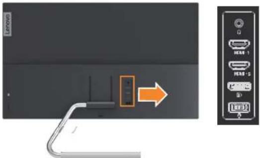 LENOVO Q27q20 - Connector et allumer votre moniteur - 2
