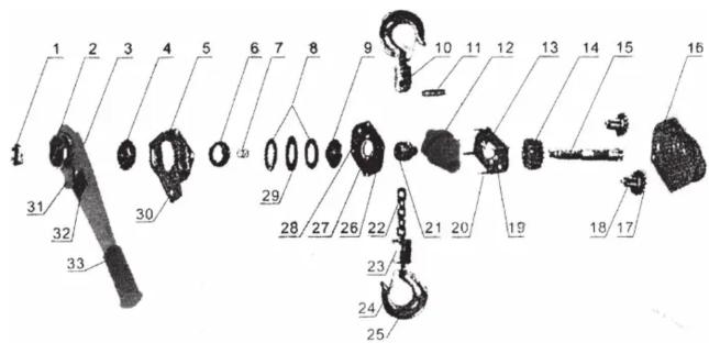 Berger & Schröter 60317 - Liste des pièces - 2