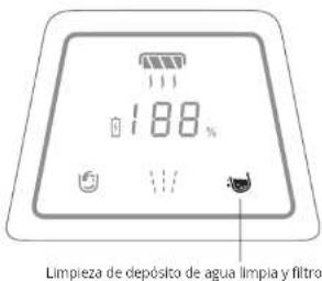 188% Limpieza de depósito de agua limpia y filtro