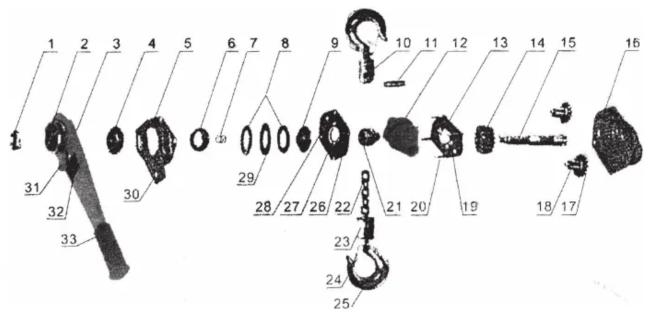 Berger & Schröter 60318 - Liste des pièces - 2