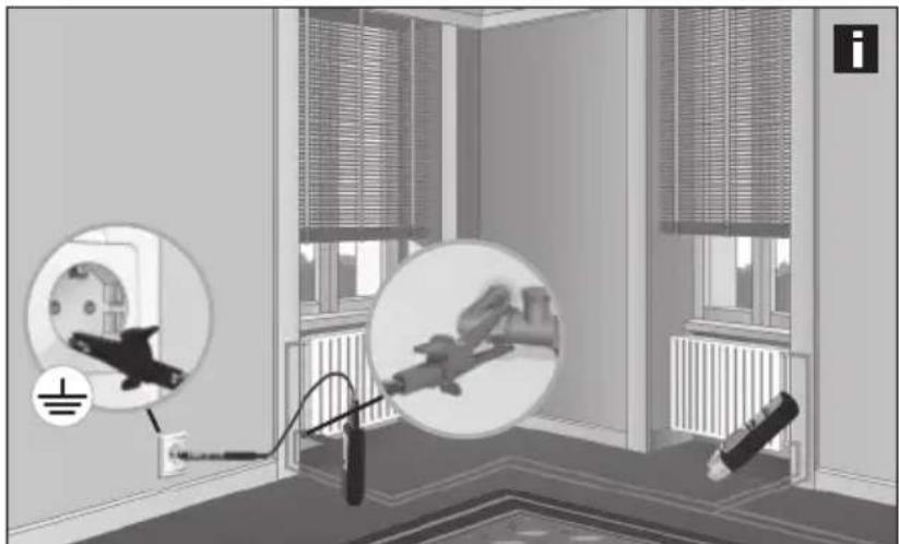 Laserliner CableTracer Pro - 7B-4 Verwarmingsbuizen en waterleidingen vinden - 2
