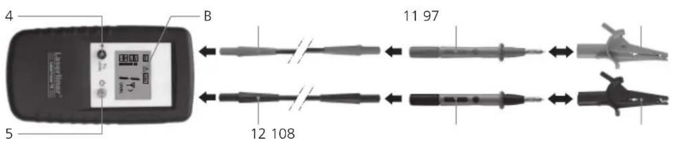 Laserliner CableTracer Pro - Emisor TX: ajuste - 1