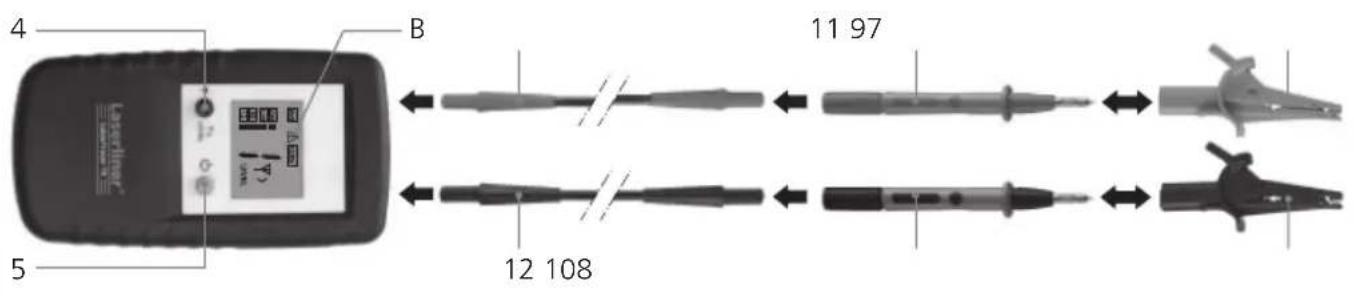 Laserliner CableTracer Pro - B Lähetin TX: Valmistelu - 1