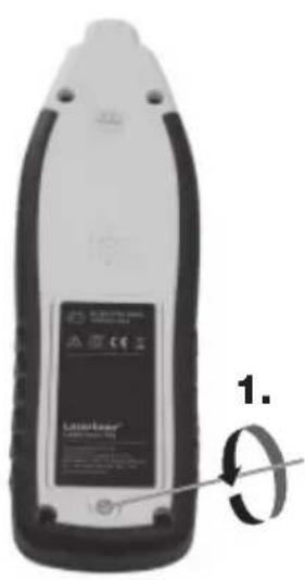 Laserliner CableTracer Pro - Pariston asettaminen - 1