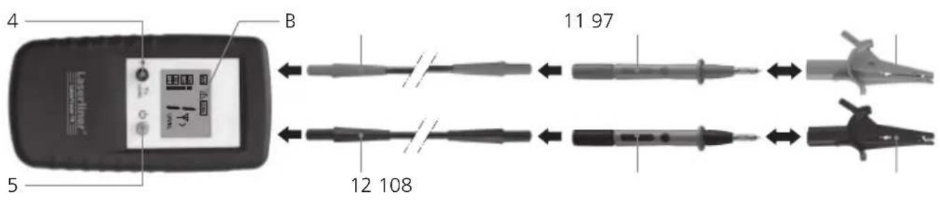 Laserliner CableTracer Pro - Sender TX: Set-up - 1