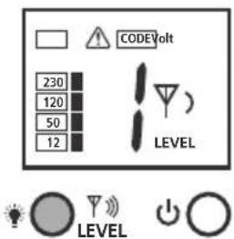 Laserliner CableTracer Pro - LC-display modtager RECV - 10