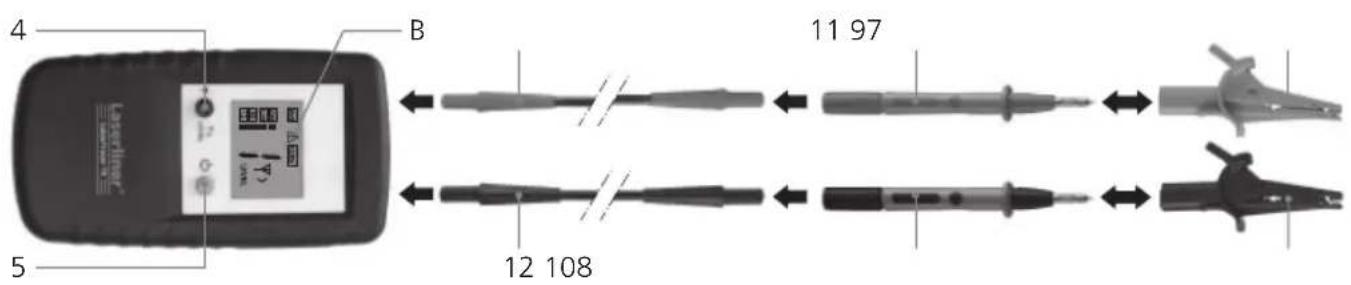 Laserliner CableTracer Pro - Emissor TX: Ajustar - 1