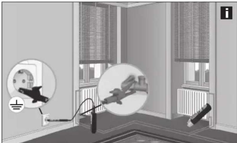 Laserliner CableTracer Pro - 7B-4 Εύρεση σωλήνων θέρμανσης και νερού - 2