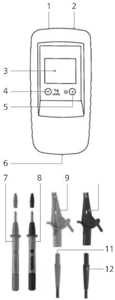 Laserliner CableTracer Pro - Laitteen osat - 1