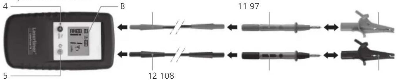 Laserliner CableTracer Pro - Передатчик TX: Наладка - 1