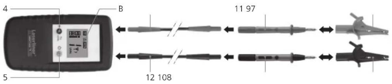 Laserliner CableTracer Pro - TX Verici: Hazırlama - 1