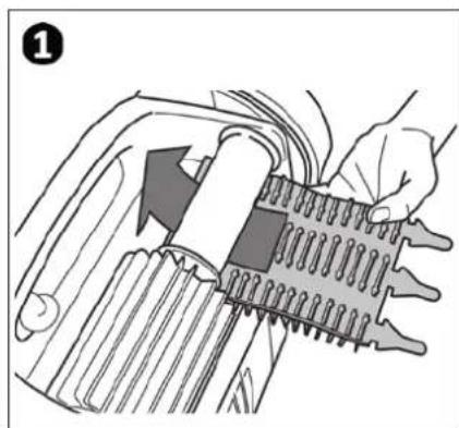 GRE Vortex - Positionner les nouvelles brosses - 1