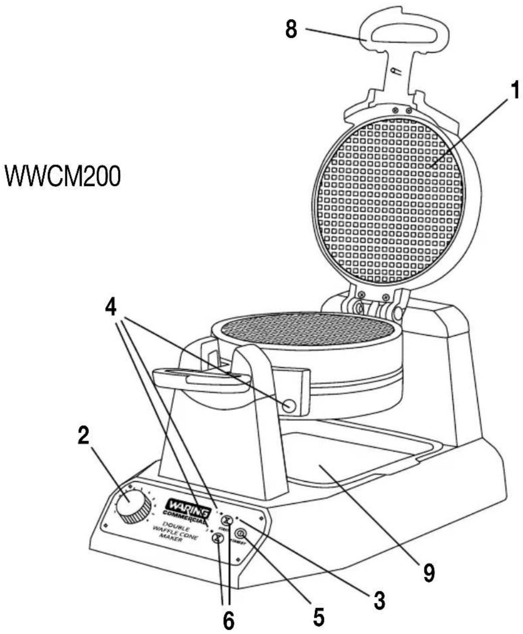 Waring Commercial WWCM180 - STARTButtons - 1