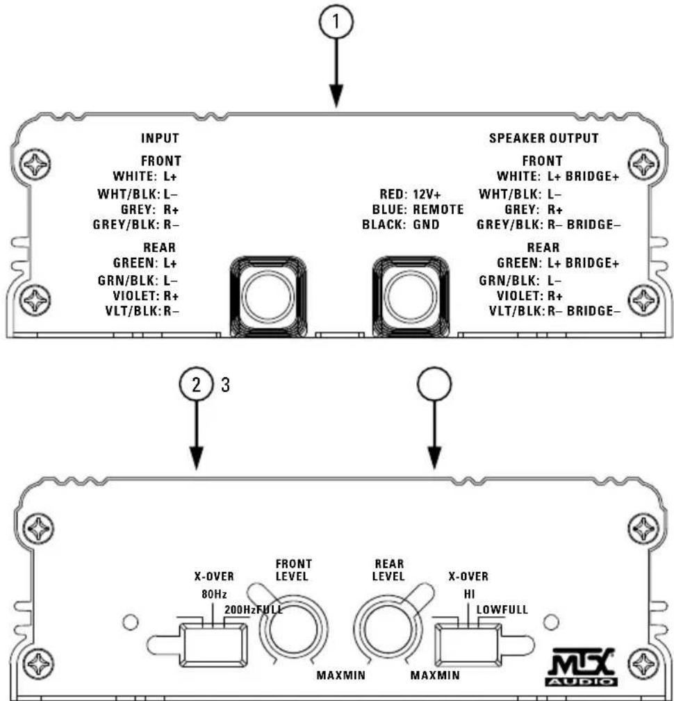 MTX Audio Thunder Sports MUD100.4 - FUNCIONES DE CONTROL - 1