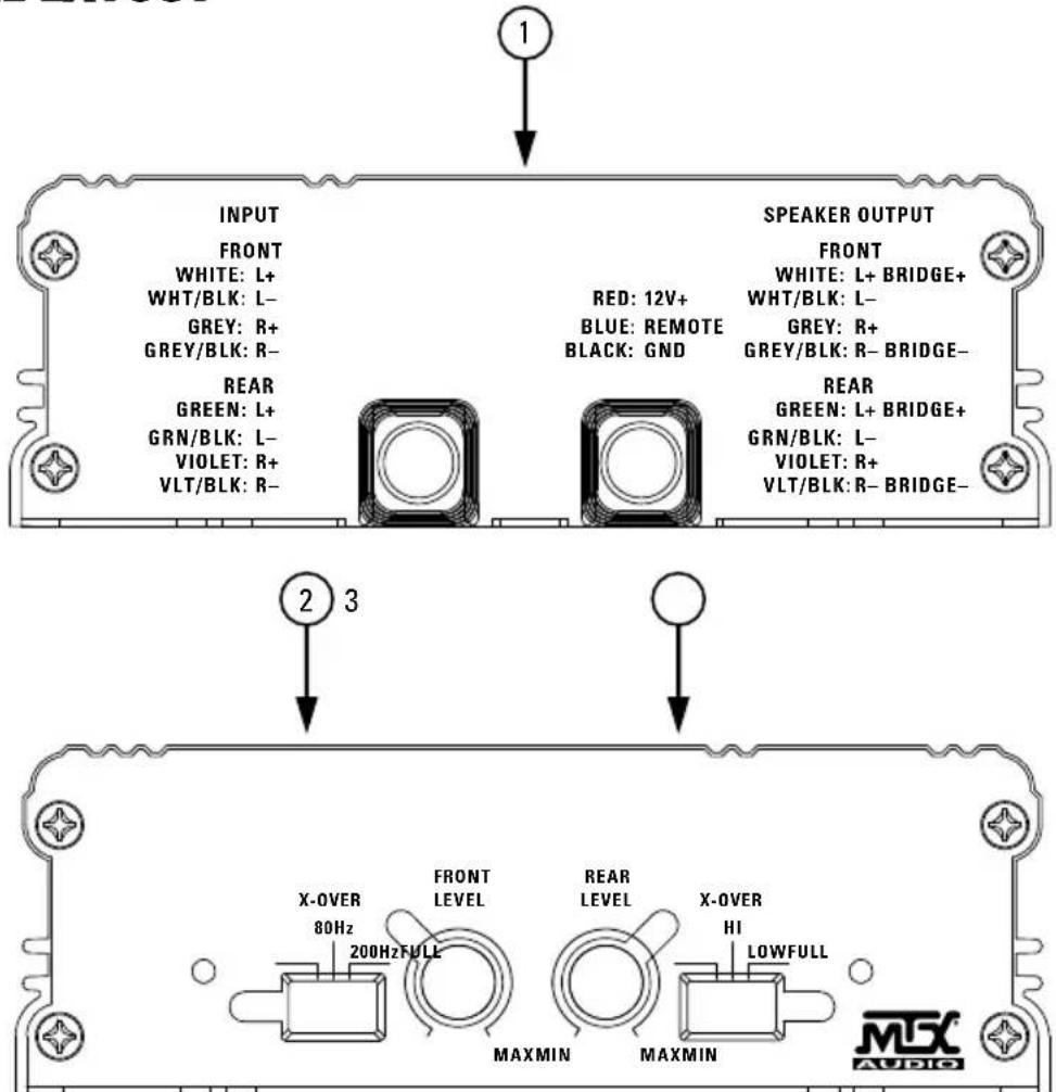 MTX Audio Thunder Sports MUD100.4 - CONTROL FUNCTIONS - 1