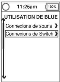 11:25am 100% UTILISATION DE BLUE Connexions de souris > Connexions de Switch >