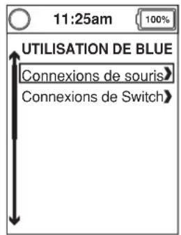 11:25am 100% UTILISATION DE BLUE Connexions de souris> Connexions de Switch>