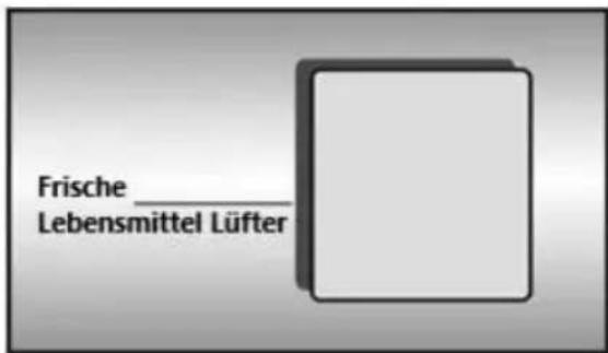 Frische ________ Lebensmittel Lüfter