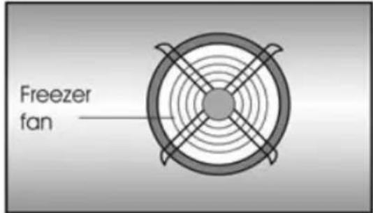 Freezer fan