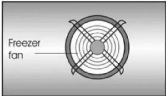 Freezer fan