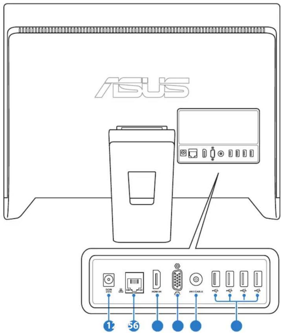 ASUS ET2400IGKS - 後視圖 - 1