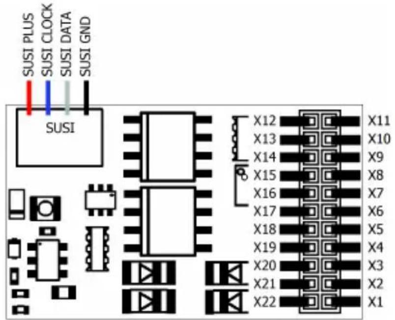 Tams Elektronik LDG33 plus - Et prise à 21 pôles (inspirée de 21 MTC) - 1
