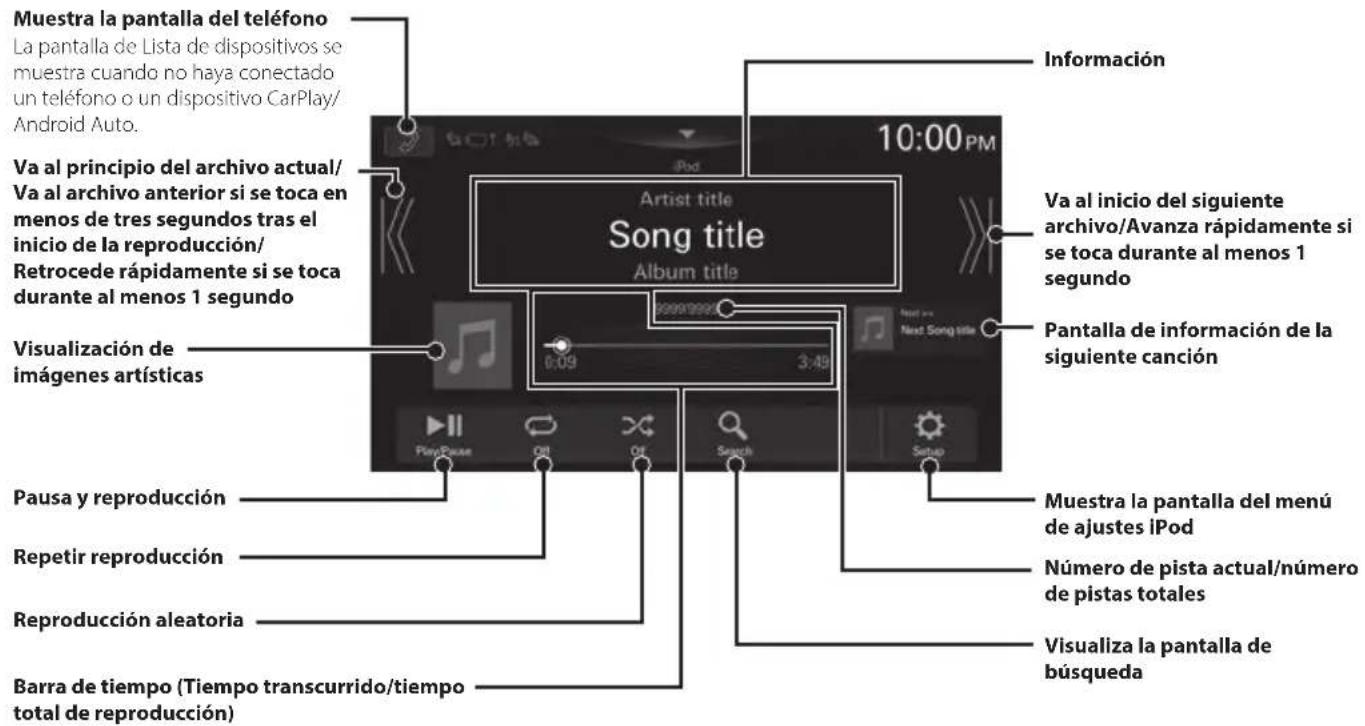 ALPINE iLXF905S907 - Modo iPod en iPhone (opcional) - 1