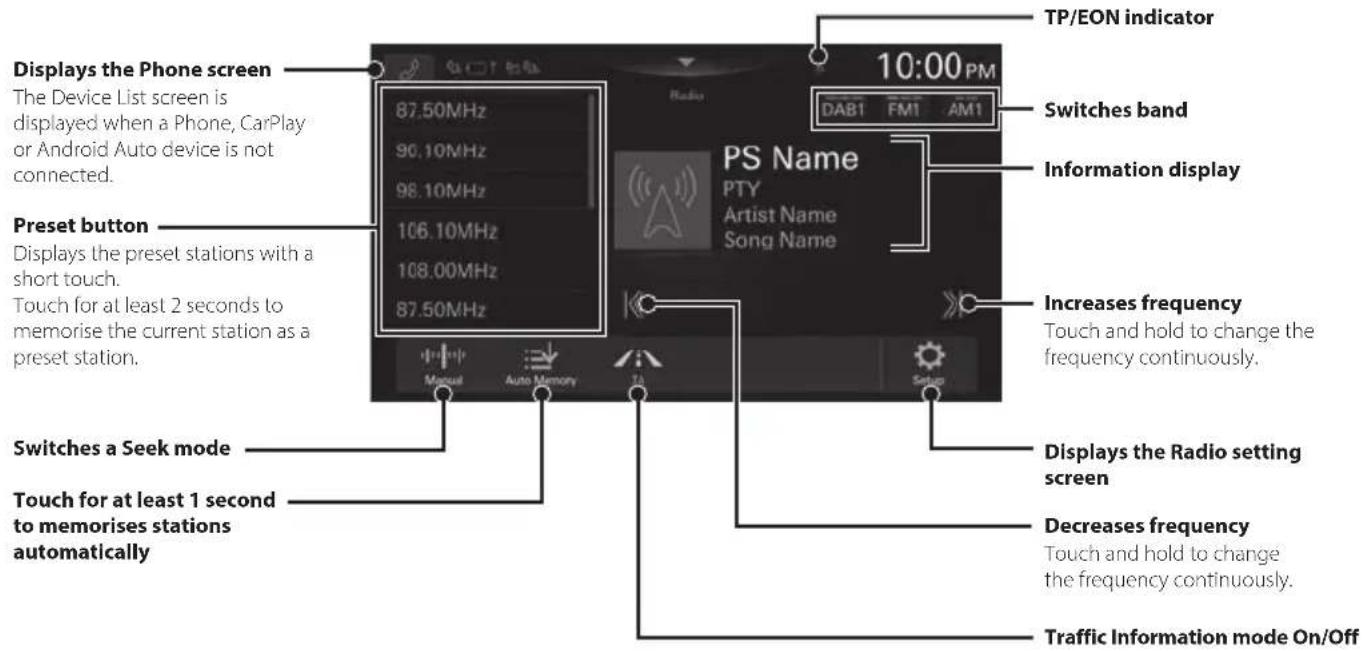 ALPINE iLXF905S907 - Radio/RDS Operation - 1
