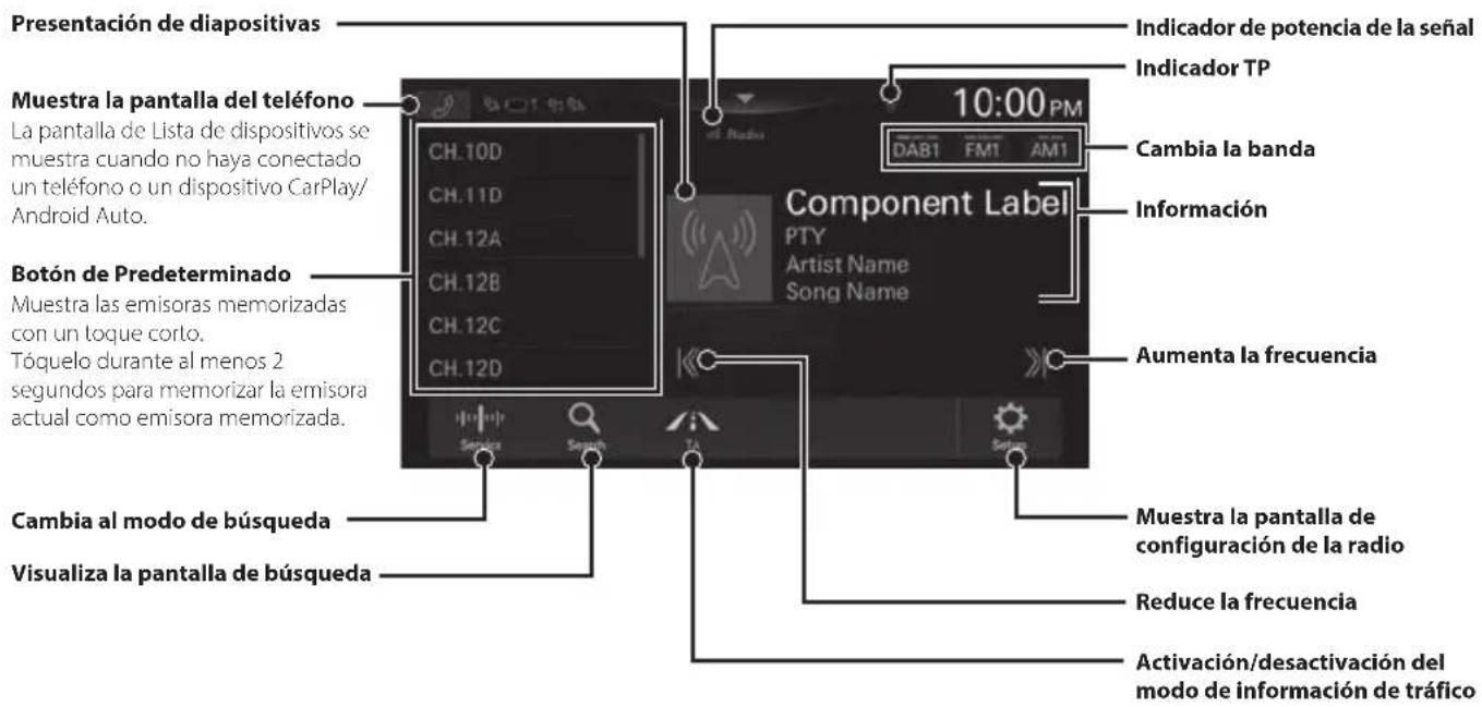ALPINE iLXF905S907 - Funcionamiento de DAB/DAB+/DMB - 1