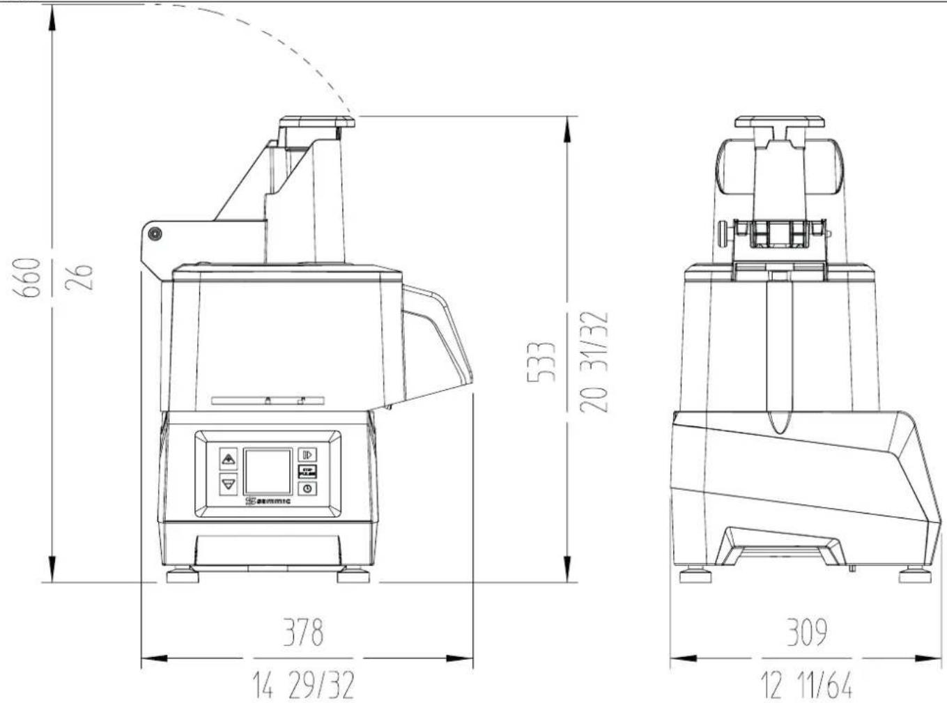 Sammic KE4V - CK-24V - 2