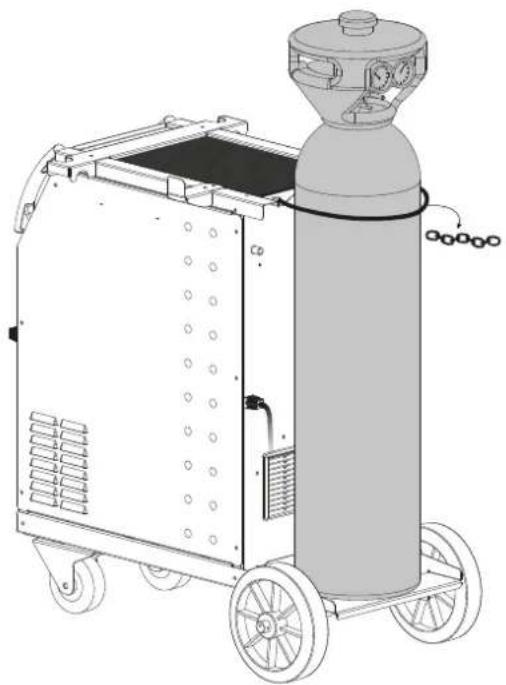 GYS Kronos 250M - SUPPORT BOUTEILLE / BOTTLE SUPPORT / FLASCHENHALTER / PORTABOTELLAS / FLESSENHOU-DER / PORTABOTTIGLIE - 1