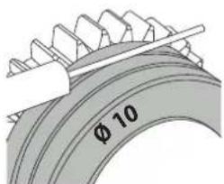 GYS Kronos 250M - Pour changer les galets, procéder comme suit : - 2