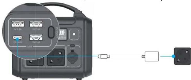 EZVIZ PS300 - Rechargement USB-C - 1