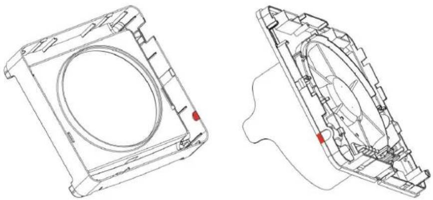 Thermex Respiro 100 RD - Connection of an outside power cable - 1