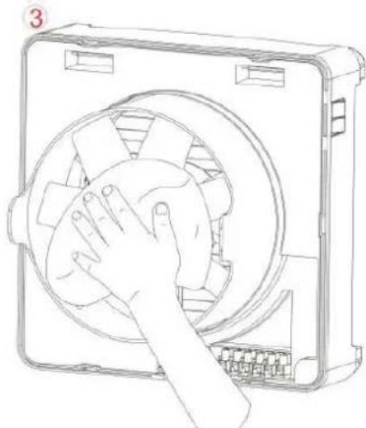 Thermex Respiro 100 RD - 3) CLEANING OF DAMPER AND IMPELLER - 3