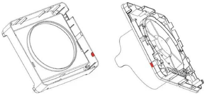 Thermex Respiro 100 RD - Raccordement d'un câble d'alimentation extérieur - 1