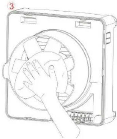 Thermex Respiro 100 RD - 3) Nettoyage du VOLET et de la turbine - 3