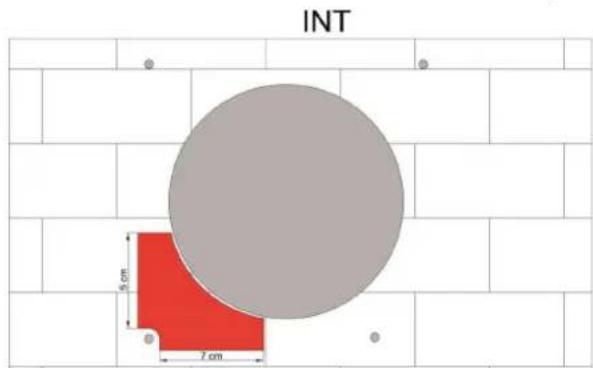 INT 5 cm 7 cm