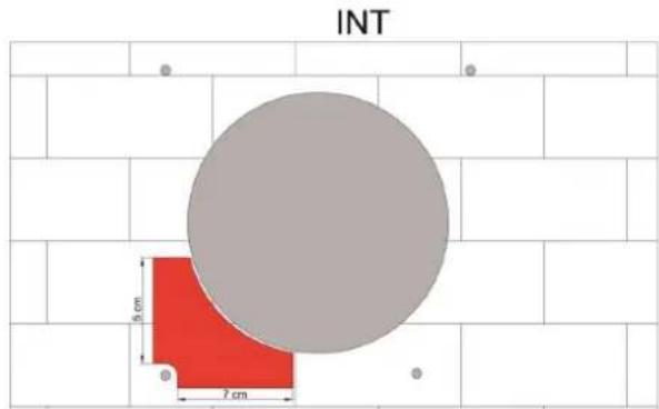 INT 5 cm 7 cm