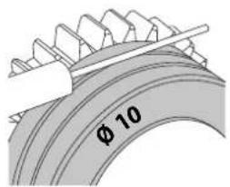GYS Kronos 400T W - To change the rollers, do the following: - 2