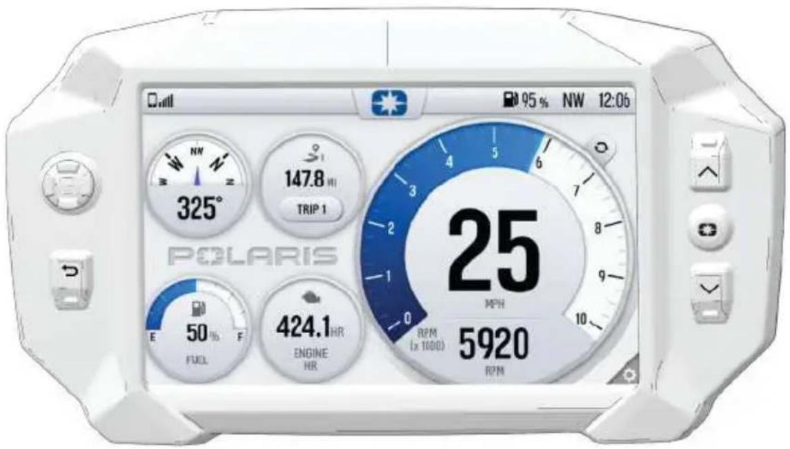 POLARIS 850 INDY VR1 129 (2023) - Écran des indicateurs - 1