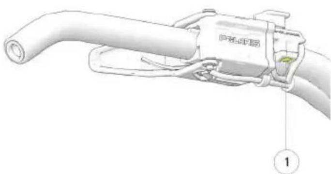 POLARIS 850 INDY VR1 129 (2023) - Alignement du commutateur d'arrêt du moteur - 1