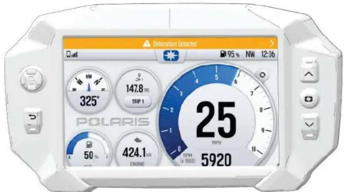 POLARIS 850 INDY VR1 129 (2023) - Technologie d'élimination des detonations (DET) - 2